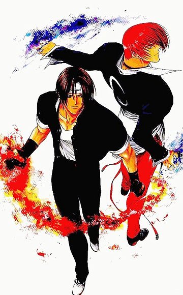 kyo / iori  - flamme