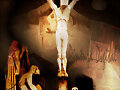 Cristo en fachada  LA SAGRADA FAMILIA DE BARCELONA