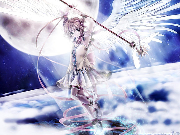 SAKURA angel del cielo azul infinito