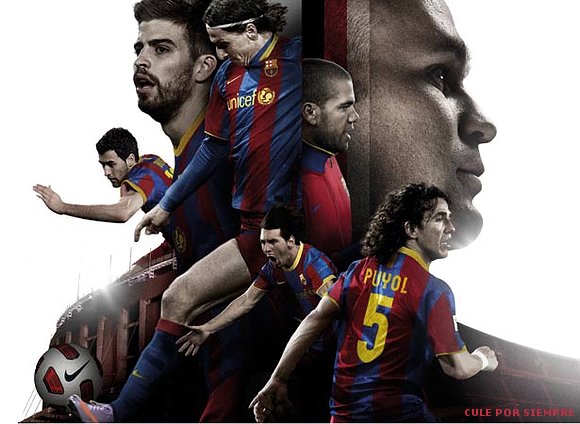 La nueva equipación blaugrana : )