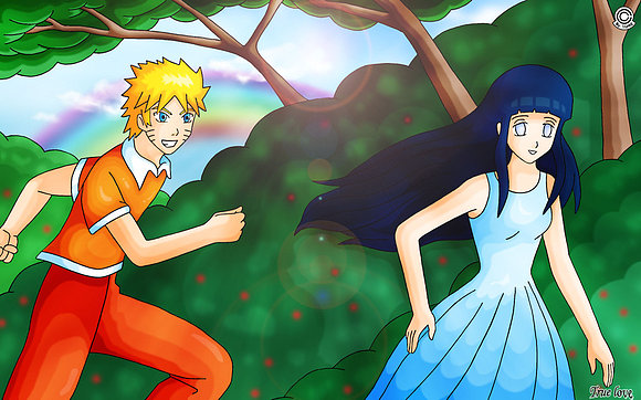 corriendo con naruhina