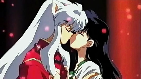 InuYasha Kagome Kiss from Movie