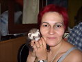 Yo con mi huron Chico 1