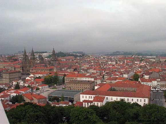 SANTIAGO DE COMPOSTELA!! xD! vista desd la noria!!