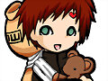 Gaara with bear &gt;//&lt;