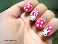 BUNNY PINKS AND DOTS