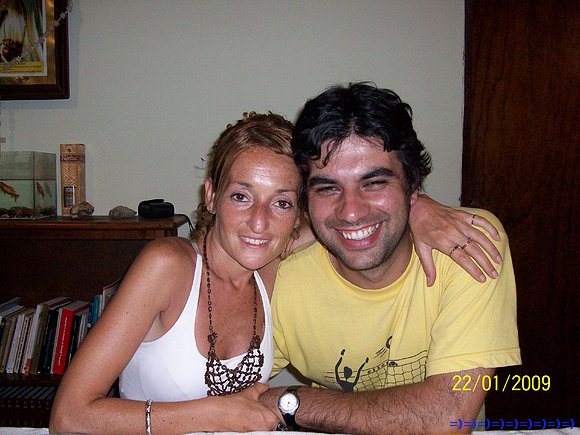 con el hombre que amo ......