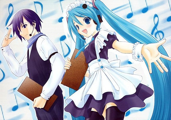 Hatsune  y Kaito