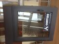 Ventana pvc gris antracita con perfiles cortizo