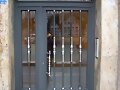 puerta de hierro , forja