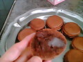Macarron de chocolate