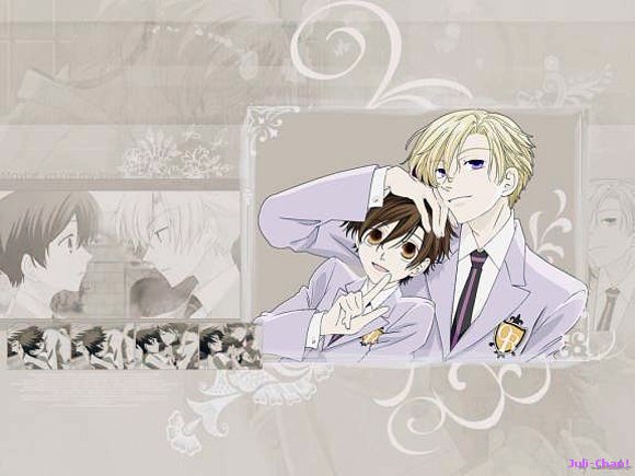 Fondo Ouran High School host Club Tamaki X Haruhi
