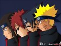 Gaara, Neji, Sasuke y Naruto ..tipo &quot;AKATZUKI&quot;