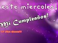 este miercoles mi cumple!!