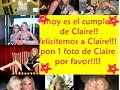 Felicidades Claire!!