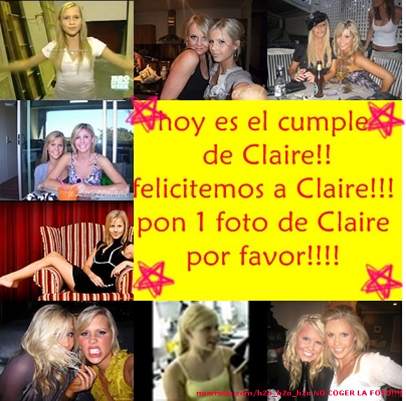 Felicidades Claire!!