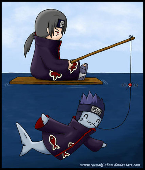 itachi-kun, de pesca!!!