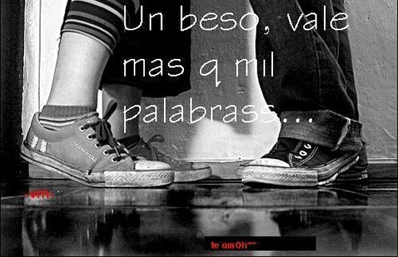 [un beso]*