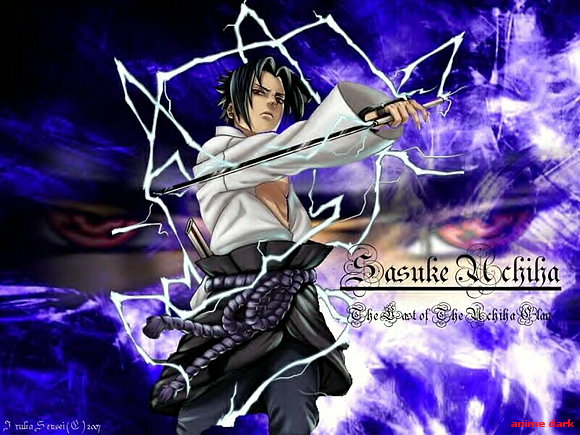 uchiha sasuke - chidori nagashi
