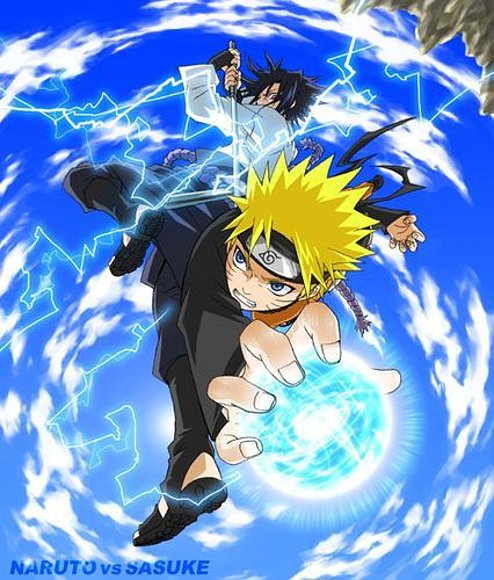 naruto y sasuke: