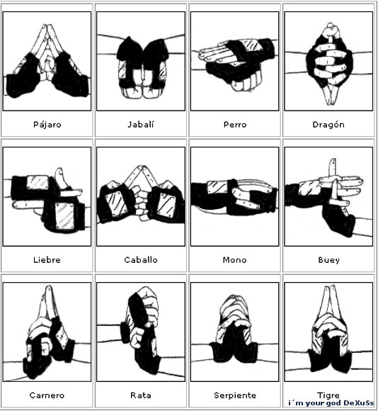 sellos de naruto
