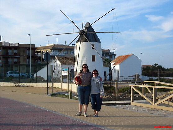 noe y yo en el molino