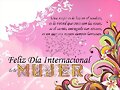 FELIZ DIA DE LA MUJER!