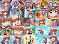 Saori con todos sus amigos