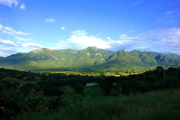 la vista de mi pueblo de donde soy originario