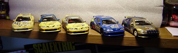 Mis Campeones del Megane Kit car Ninco.