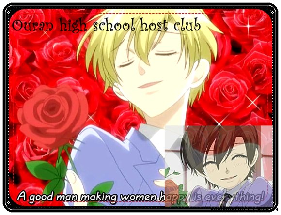 Ouran high school host club!