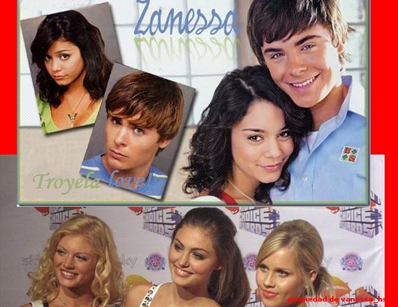 Zanessa y h2o