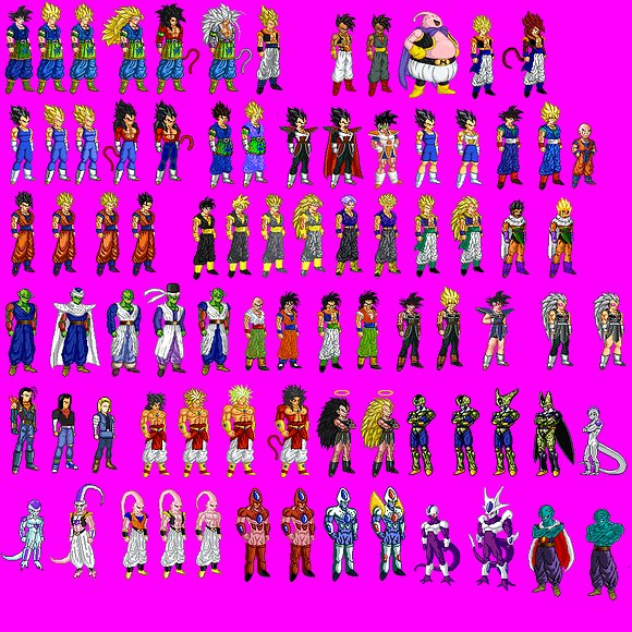 Los personajes de dragon ball z