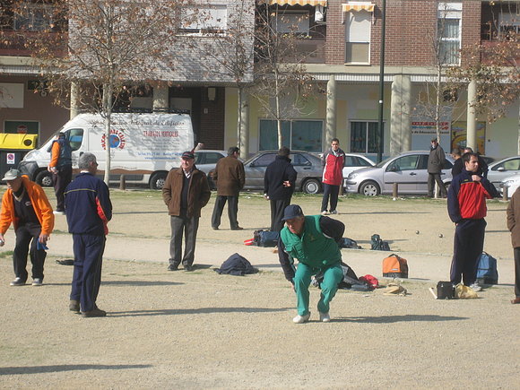 Por la petanca