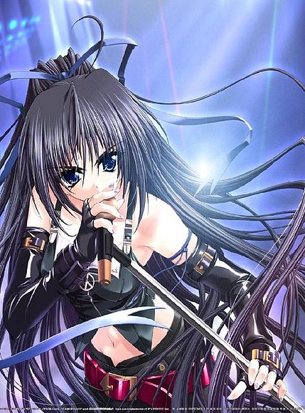 una cantante anime