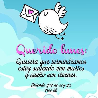 Feliz inicio de semana :)