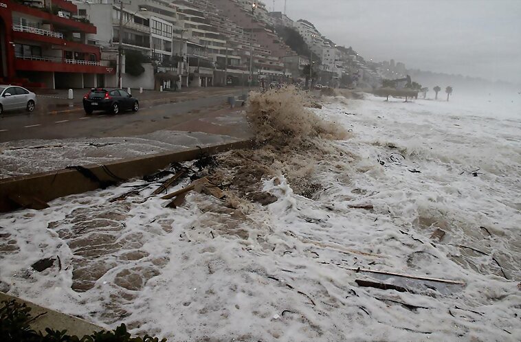 Marejadas en Viña del Mar