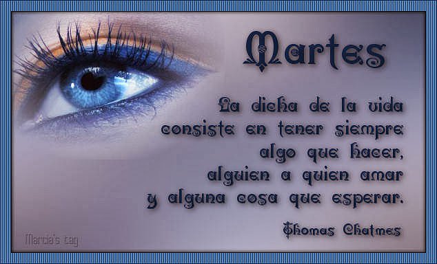 Feliz martes...
