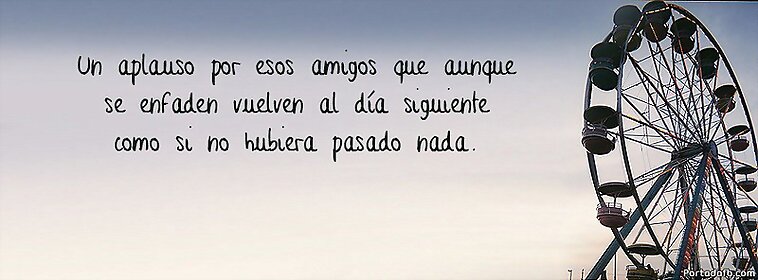... y un abrazo