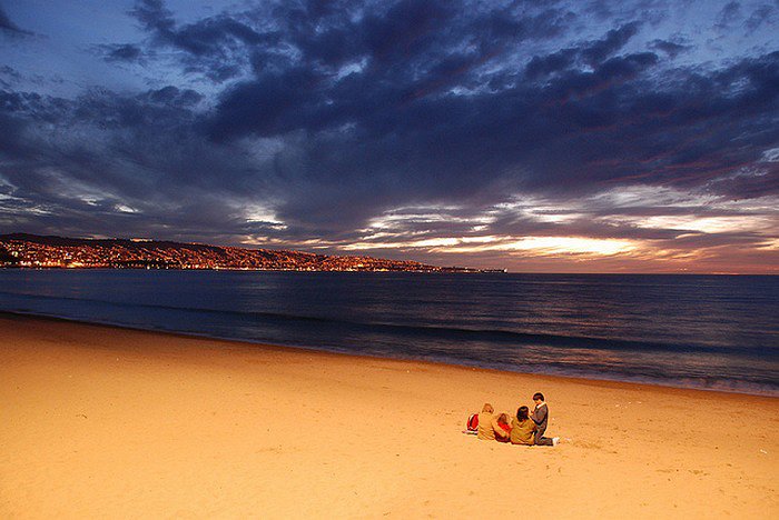 Atardecer de Viña del Mar