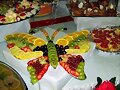 Mariposa de buenas frutas