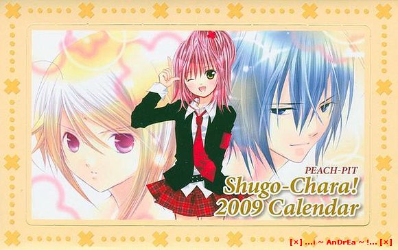 Calendario Shugo Chara!!!