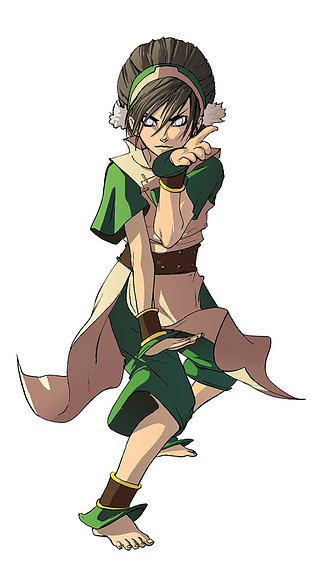 Un personaje anime de Avatar