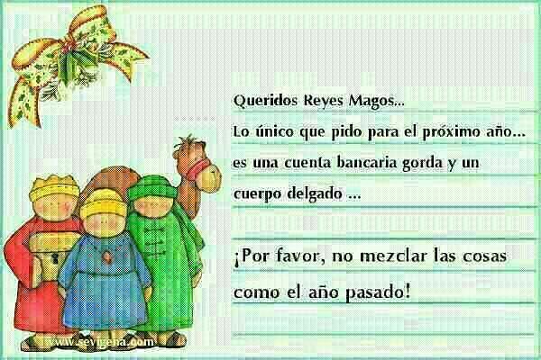 MI CARTA A LOS REYES MAGOS