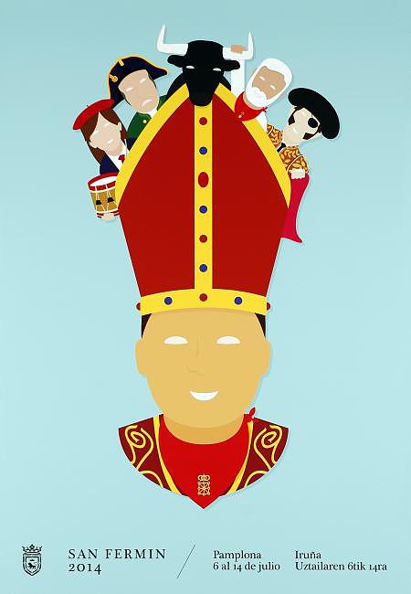 CARTEL SAN FERMIN 2014