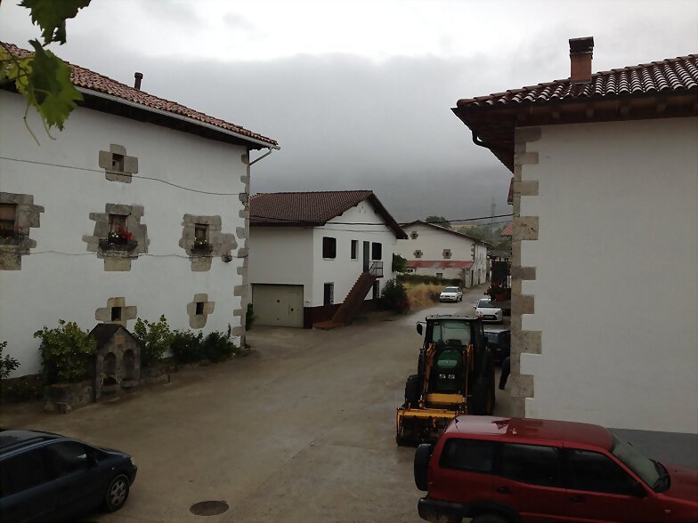 DIA DE LLUVIA DESDE EL BALCON DE CASA