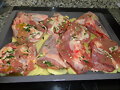 EN ADOBO TODA LA NOCHE A PUNTO PARA EL HORNO