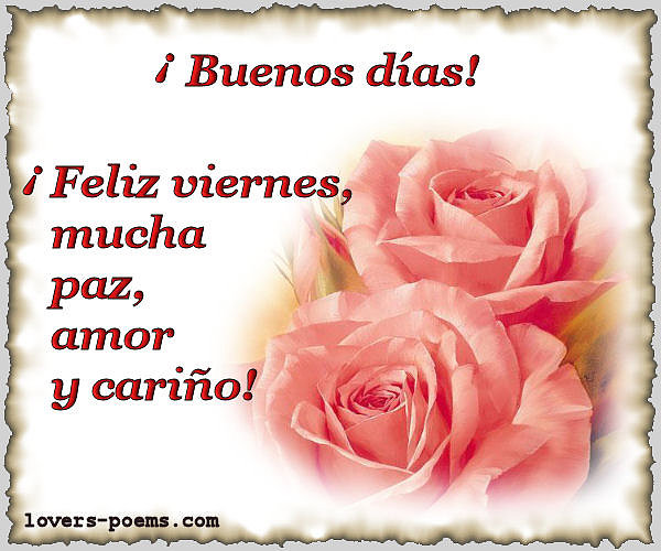 QUE TENGAIS UN BUEN DIA