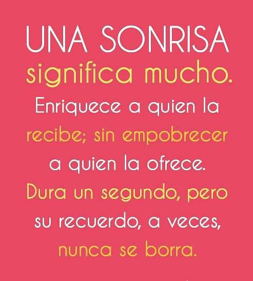 UNA SONRISA