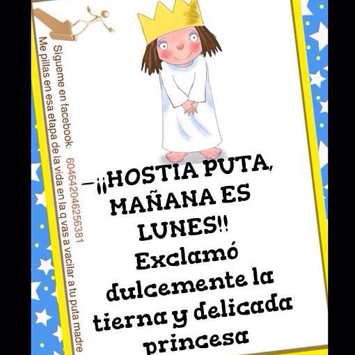 FELIZ DOMINGO ( con disculpas por la expresion)